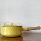 ダンスク DANSK コベンスタイル 片手鍋 𝜙18cm 蓋付 ホーロー イェンス・クイストゴー イエロー 廃番カラー 北欧 ◇