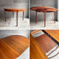 ネイサンファニチャー NATHAN Furniture チーク材 エクステンション ダイニングテーブル 伸長式 ラウンド オーバル 英国家具 UKビンテージ ♪