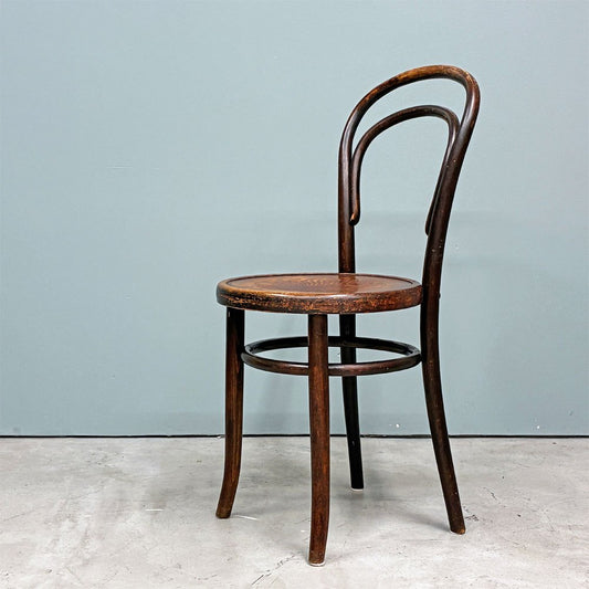 トーネット THONET No.14 ダイニングチェア ラウンドバック ベントウッドチェア 曲木 チェコ製 ビンテージ ◎