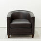 カッシーナイクスシー Cassina ixc. ノルマンディドゥー NORMANDIE II ラウンジチェア 1Pソファ 本革 ダークブラウン フィリップユーレル  ●