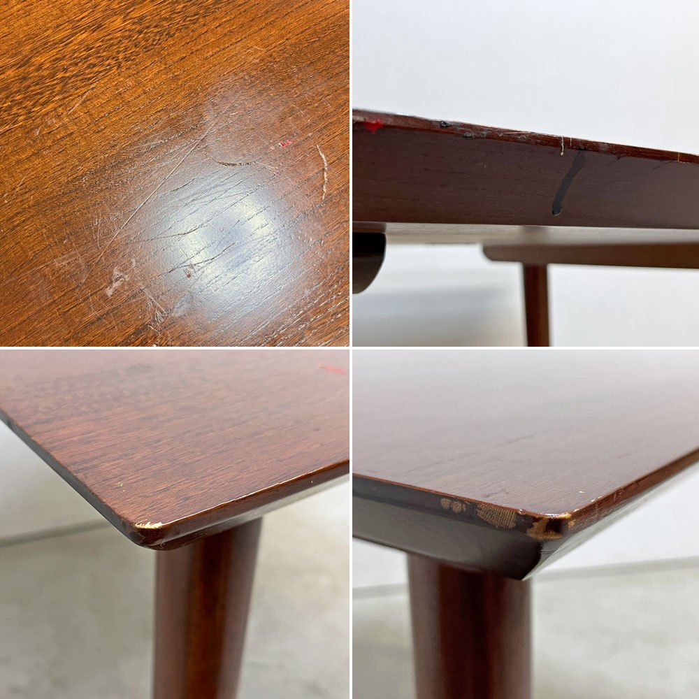 アクメファニチャー ACME Furniture ダイニングテーブル W85cm スクエア オーク材 ビンテージテイスト  ●
