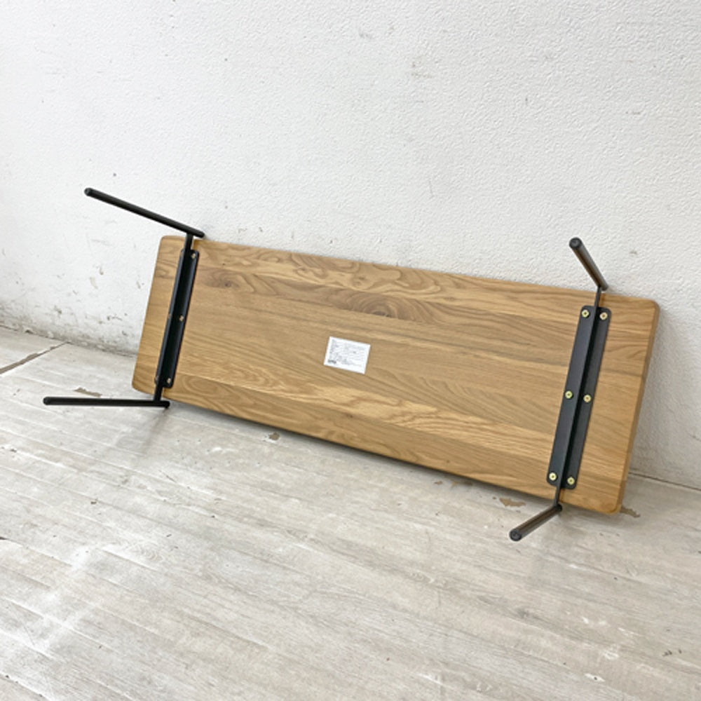 ノーウェアライクホーム NOWHERE LIKE HOME リクトⅡ センターテーブル オーク材 w110cm 関家具 北欧モダン 展示未使用品 ●