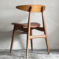 カールハンセン＆サン Carl Hansen & Son CH33P オーク材 レザーシート 本革 ダイニングチェア ハンス・J・ウェグナー 定価￥156,200- B ■