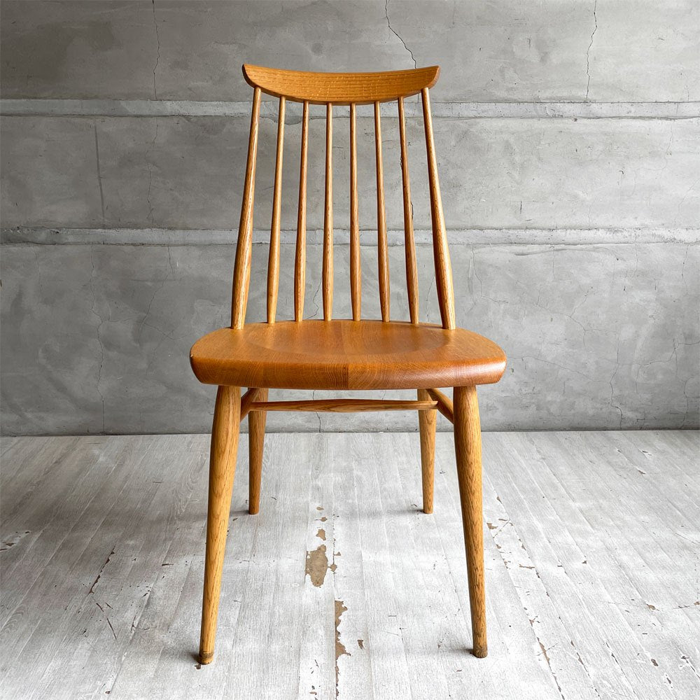 柏木工 KASHIWA ケイウィンザー K-WINDSOR ダイニングチェア サイドチェア SC5A オーク無垢材 飛騨家具 定価￥52,800- ♪