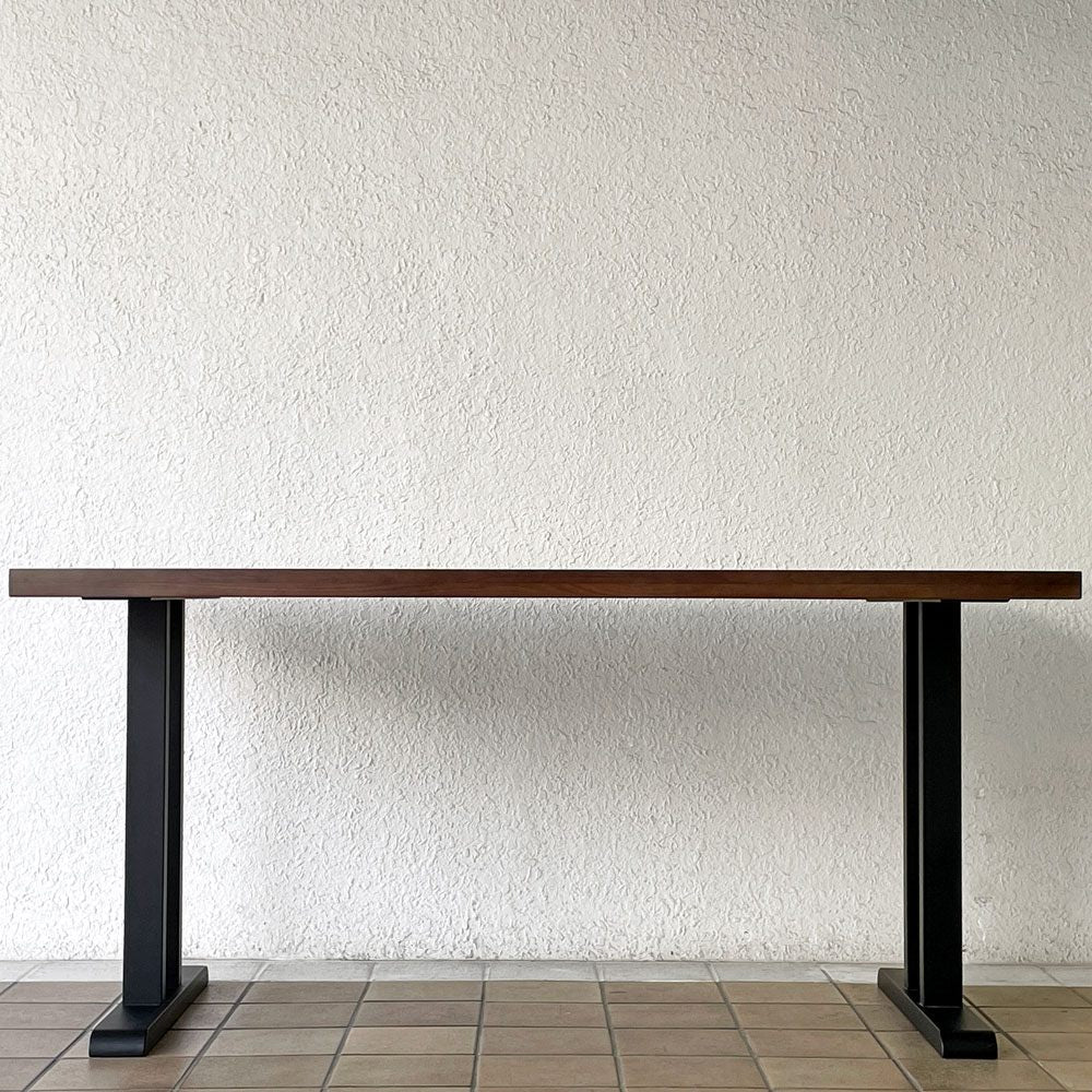 アズール AZUL ダイニングテーブル ウォールナット材 無垢材 w150cm ナチュラルモダン 関家具 ◇