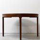 ネイサンファニチャー NATHAN Furniture チーク材 エクステンション ダイニングテーブル 伸長式 ラウンド W122cm 英国家具 UKビンテージ ●