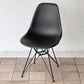 ハーマンミラー Herman Miller サイドシェルチェア ポリプロピレン製 オールブラック エッフェルベース C&R イームズ ミッドセンチュリー ◇