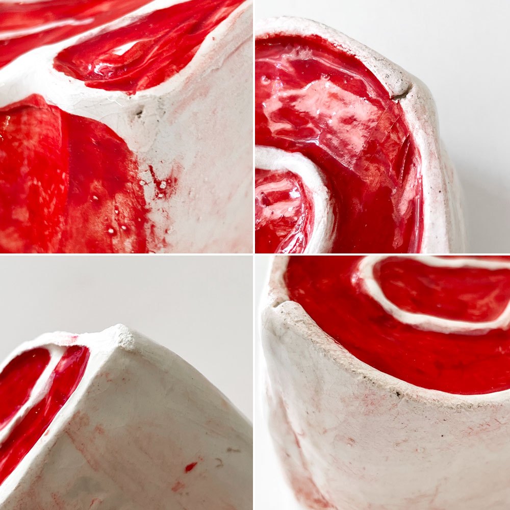 アスティエ・ド・ヴィラット Astier de Villatte コート・ド・ブッフ COTE DE BOEUF 牛リブ オーナメント オブジェ W19.5cm ナタリー・レテ フランス 定価￥30,500- 廃番 ◎