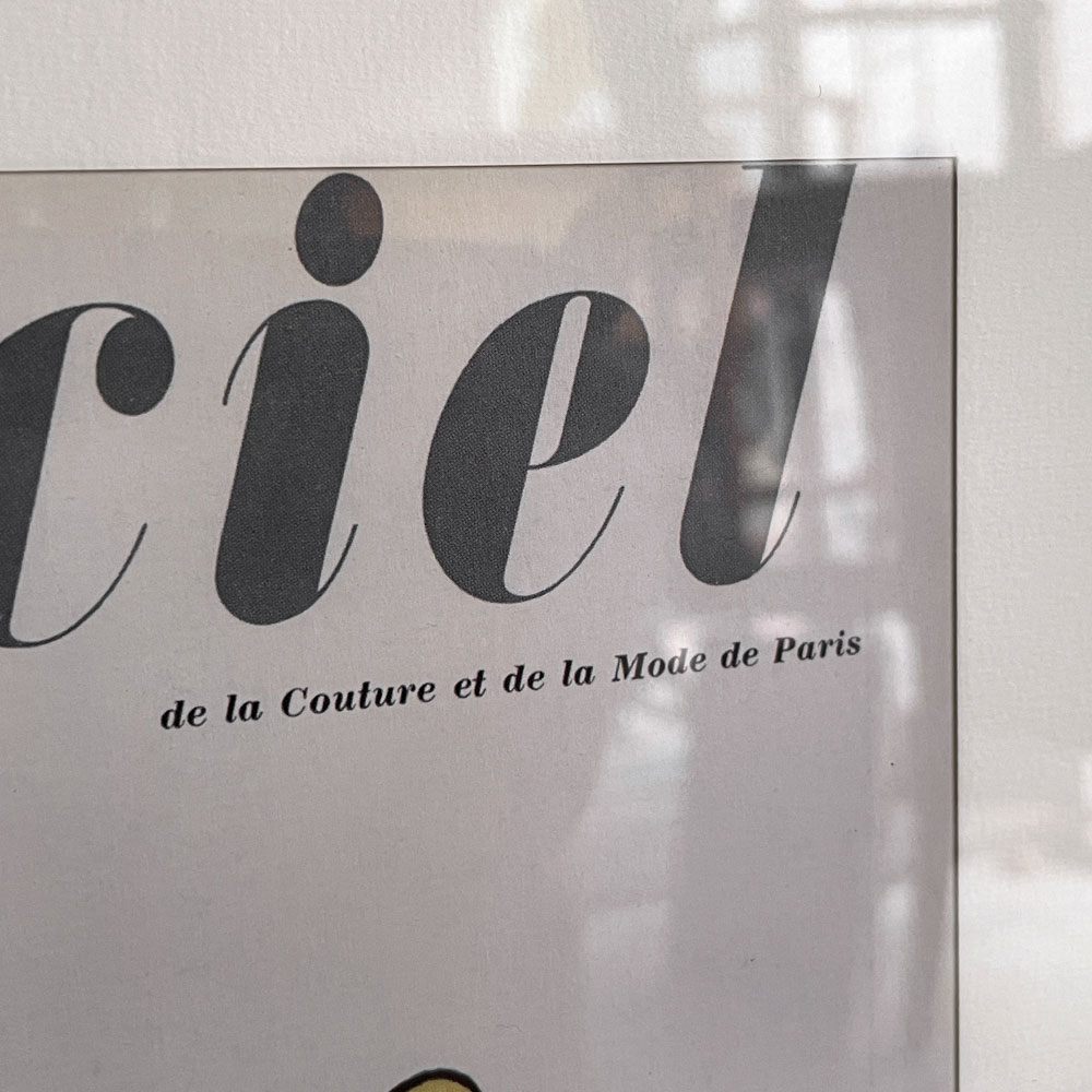ルネ・グリュオー Rene Gruau ロフィシェル L'Officiel ポスター アートプリント 額装品 レトロ ♪
