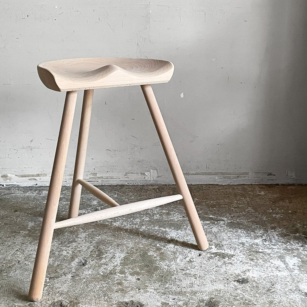 ワーナー Werner シューメーカーチェア Shoemaker Chair NO.59 スツール ビーチ材 ソープ仕上げ ラーズ・ワーナー デンマーク 北欧家具 ■