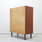 北欧ビンテージ Scandinabian Vintage チェスト 6ドロワーズ チーク材 H108cm デンマーク 北欧家具 鍵欠品 ●