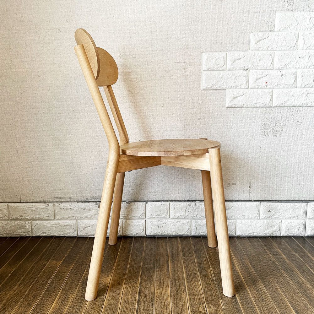 カリモクニュースタンダード KARIMOKU NEW STANDARD キャストールチェア CASTOR CHAIR ダイニングチェア PURE OAK 板座 スタッキング BIG-GAME B ◎