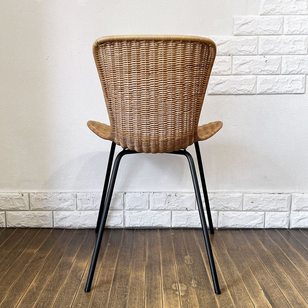 イデー IDEE マレアチェア MAREA ダイニングチェア ラタン×スチール クッション付 定価￥29,900- ◎