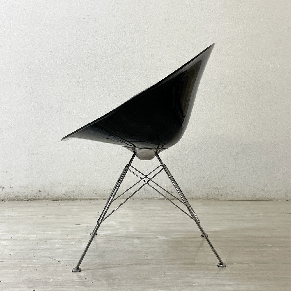 カルテル Kartell エロエス ERO S ダイニングチェア ブラック 4本脚 フィリップ・スタルク スペースエイジ イタリア 参考定価￥93,400- ●