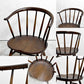 アーコール Ercol スモーカーズチェア Smoker's chair カウホーンチェア No.338 ラウンジチェア ビーチ×エルム材 ブルーラベル 英国 ビンテージ 希少 ●