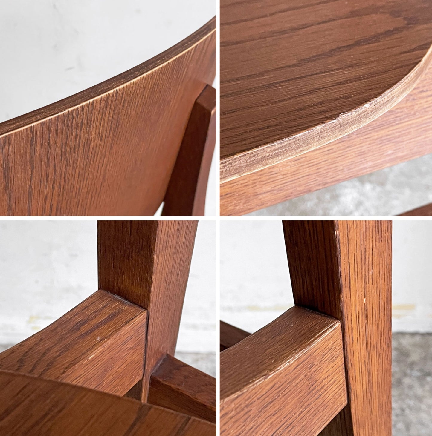 トラックファニチャー TRUCK FURNITURE トーチチェア TORCH CHAIR ダイニングチェア オーク材 ウッドシート ブラウン A ■