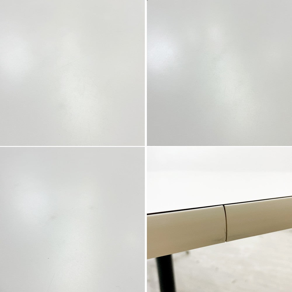 ハーマンミラー Herman Miller コントラクトテーブル ワークデスク レクタングル W180cm C&R イームズ ミッドセンチュリー ●