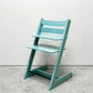 ストッケ STOKKE トリップトラップ TRIPP TRAPP ベビーチェア キッズチェア S/N6～ ノルウェー 北欧家具 アクアブルー ●