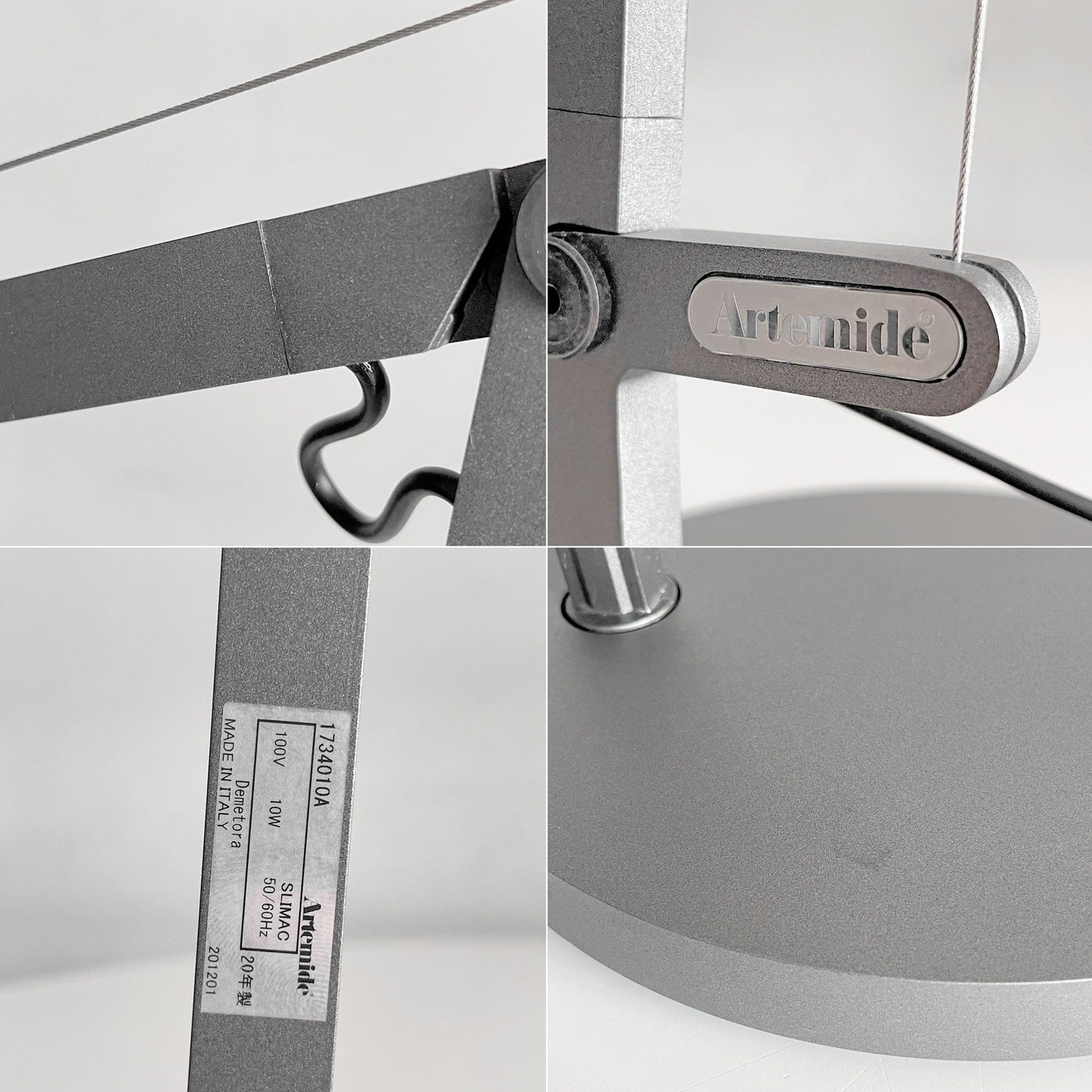 アルテミデ Artemide デメトラ DEMETRA LED テーブルライト デスクライト 無段階調光機能 深澤直人 展示品 箱付き 参考定価￥126,500- ■