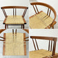 桜製作所 グラスシートチェア GRASS SEATED CHAIR  アームチェア ウォールナット無垢材 い草 ジョージ・ナカシマ George Nakashima 焼印有 ●