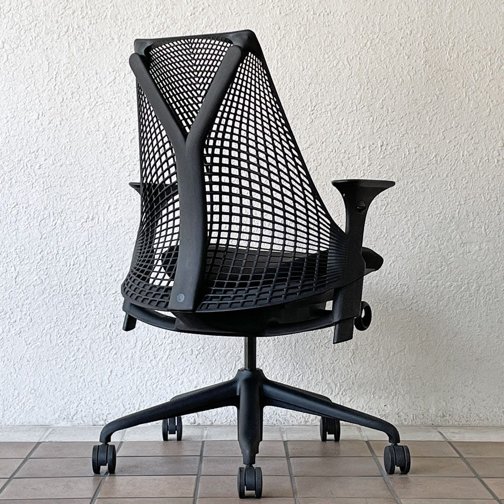 ハーマンミラー HermanMiller セイルチェア SAYL Chair サスペンションミドルバック アジャスタブルアーム デスクチェア タスクチェア イヴ・ベアール ◇