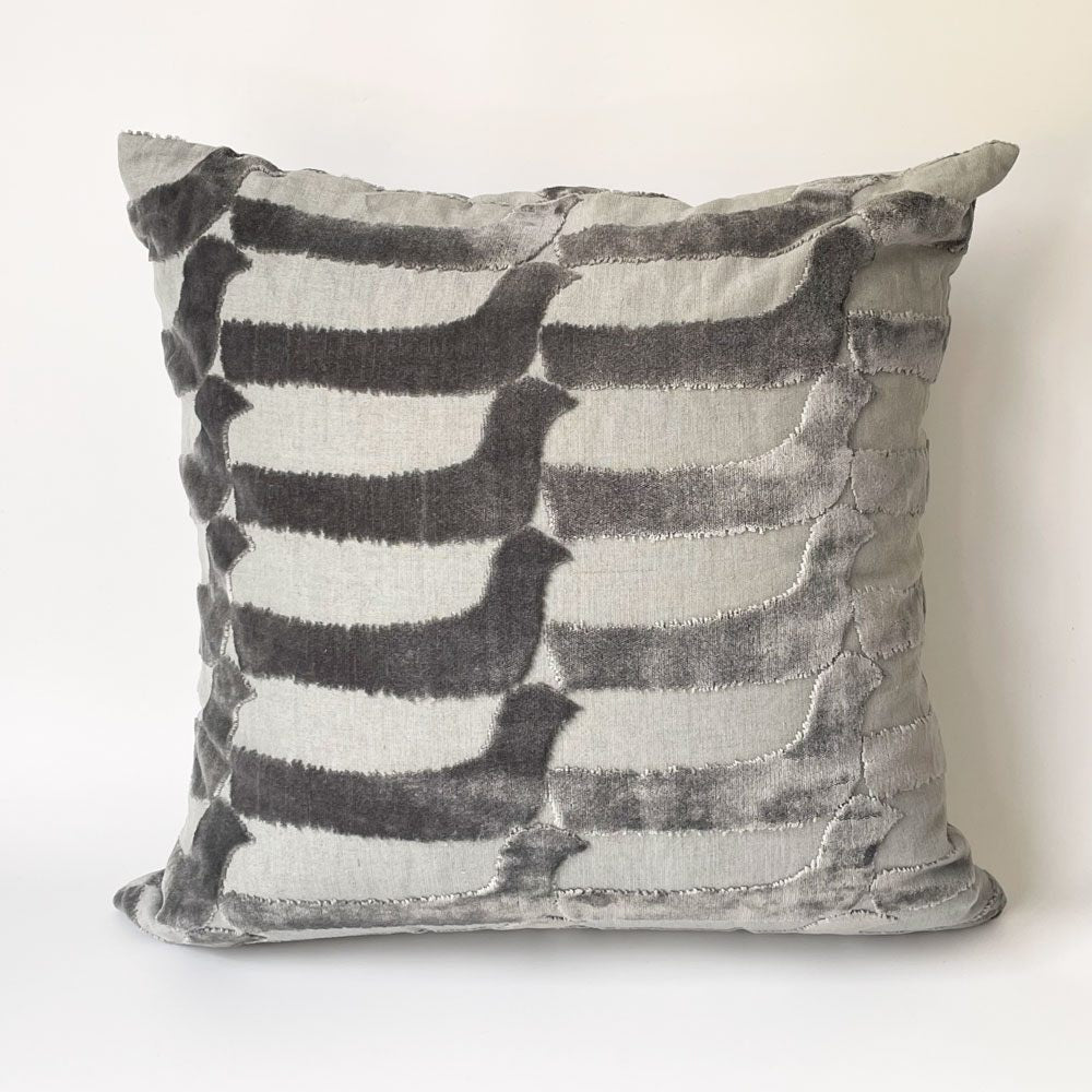 ミナペルホネン minaperhonen 皆川明 Akira Minagawa バードボート bird boat 2018 クッションカバー + クッション入 ★