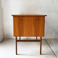 デンマークビンテージ Danish Vintage チーク材 両袖デスク 袖机 パーソナルデスク 北欧家具 Teak Vintage desk 鍵付属  ★