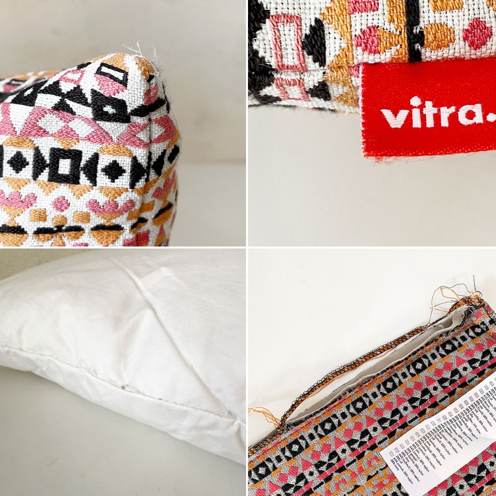 ヴィトラ vitra. アラベスク Arabesque クッション ピロー 40×30cm マハラム生地 アレキサンダー・ジラード 廃番 ◎