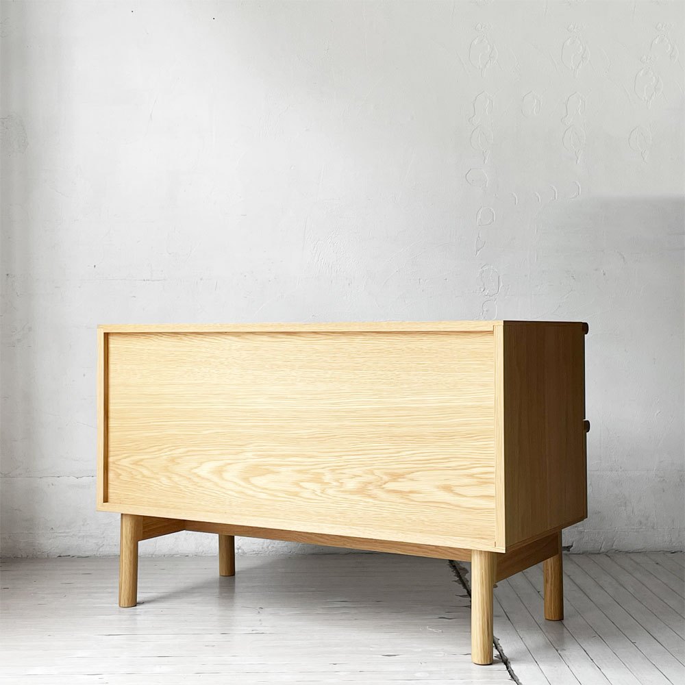 イデー IDEE スティルト サイドボード S STILT SIDEBOARD S W94㎝ オーク材 ホワイト テレビボード マリナ・ボーティエ 北欧モダン 定価￥79.900- ★