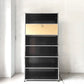 ユーエスエムハラー USMハラー USM Haller キャビネット シェルフ 1列6段 ドロップダウンドア ×1 H154cｍ アジャスター付き 参考価格￥362.000- ★