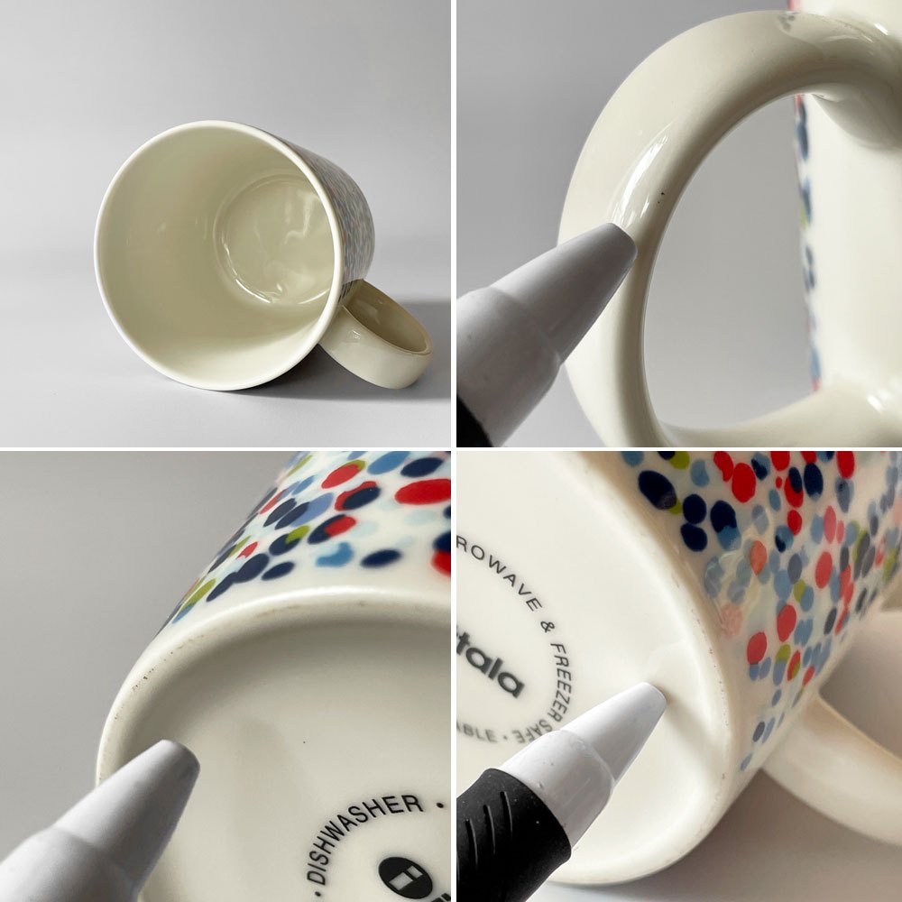 イッタラ iittala ヘレ Helle マグ マグカップ ブルー オイバ・トイッカ Oiva Toikka 陶器 フィンランド 北欧食器 ◇