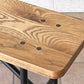 アクメファニチャー ACME Furniture ブライトン BRIGHTON ベンチ オーク無垢材 W140cm ディスプレイスタンド インダストリアルデザイン ◇