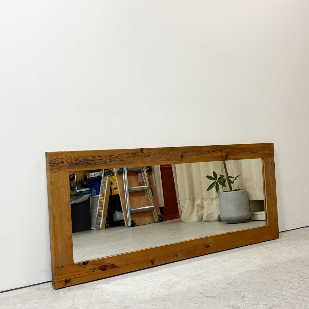 クラッシュゲート CRASH GATE ノットアンティークス Knot antiques オクトミラー 全身鏡 姿見 古材 ビンテージスタイル  H160cm 関家具 ●