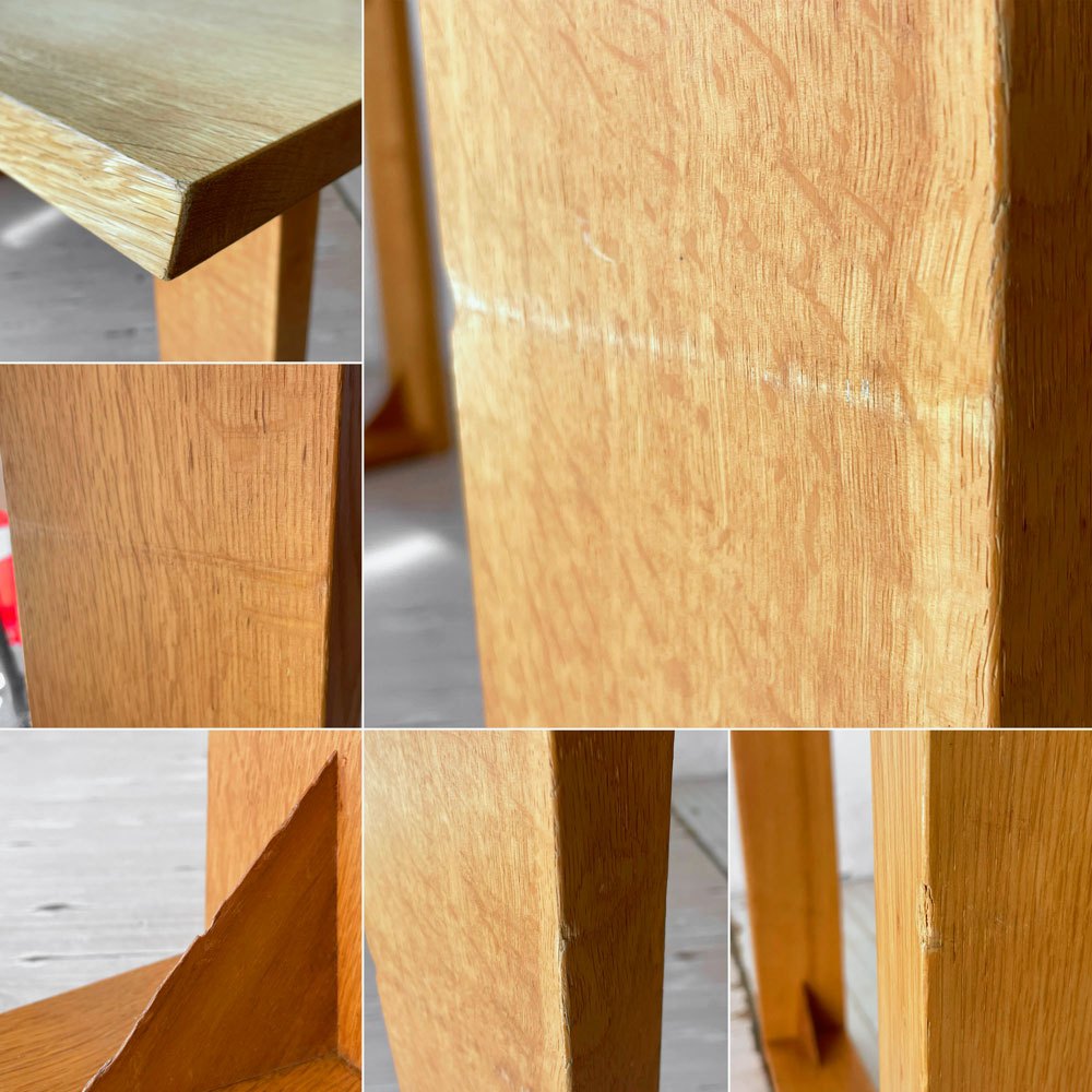 日進木工 NISSIN カーヴ ホワイトウッドシリーズ CARVE WHITE WOOD WOT609 ダイニングテーブル オーク無垢材 x ブラックウォールナット無垢材 W150cm ★