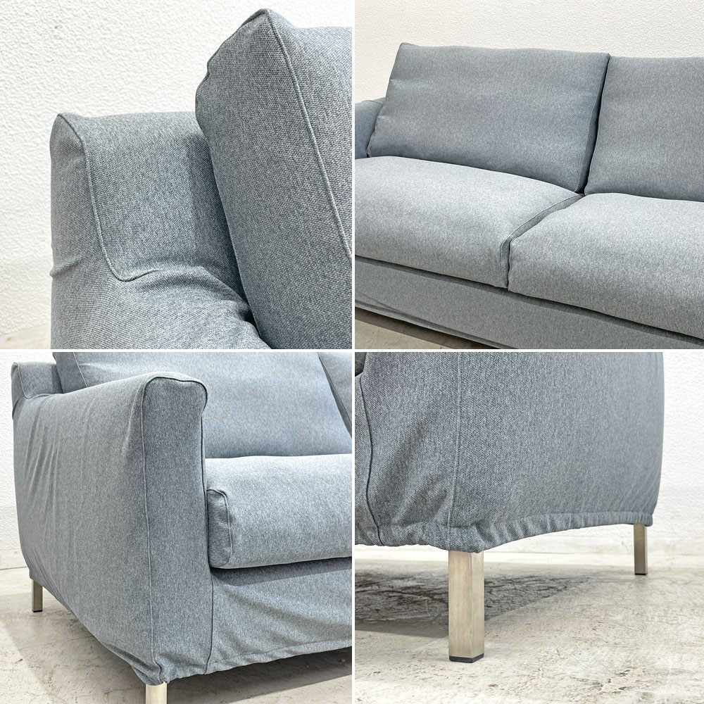 アイラーセン eilersen ストリームライン STREAMLINE 2シーターソファ W180cm フェザークッション フルカバーリング デンマーク 〓