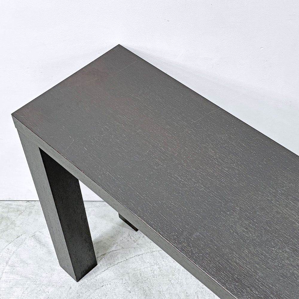 カッシーナ・イクスシー Cassina ixc. カトリーヌ・メミ CATHERINE MEMMI マンハッタン MANHATTAN コンソールテーブル デスク W150cm オーク材 ウェンゲ色 参考価格 235,440円 ●