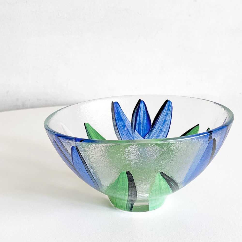 コスタボダ KOSTA BODA Tulipaシリーズ ボウル ガラス ブルー 北欧 スウェーデン ■