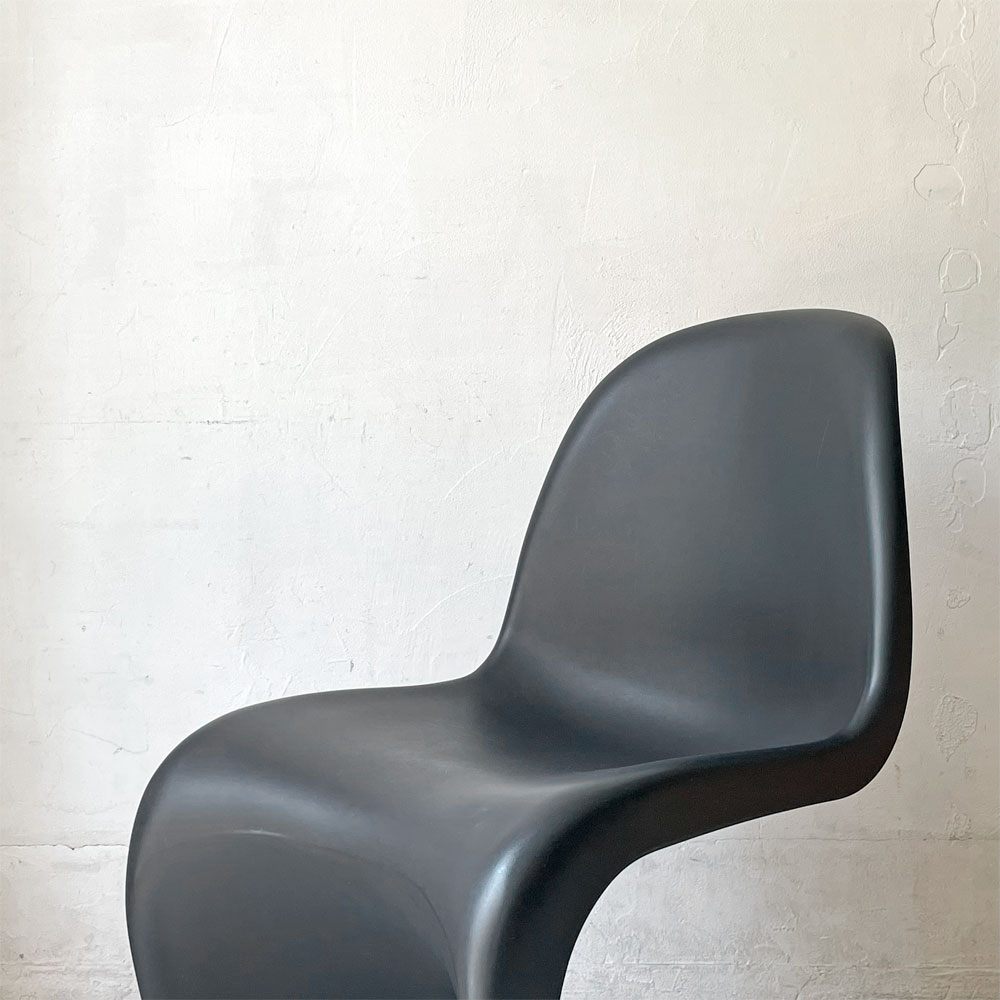 ヴィトラ vitra パントンチェア ダイニングチェア スタッキングチェア ヴェルナー・パントン Panton ミッドセンチュリー スペースエイジ ブラック ★