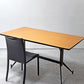 ザ・コンランショップ THE CONRAN SHOP ビンテージアイアンレッグ ダイニングテーブル W150cm 真鍮 高さ調整アジャスター付き ビュッフェテーブル カフェ ビストロ  ●