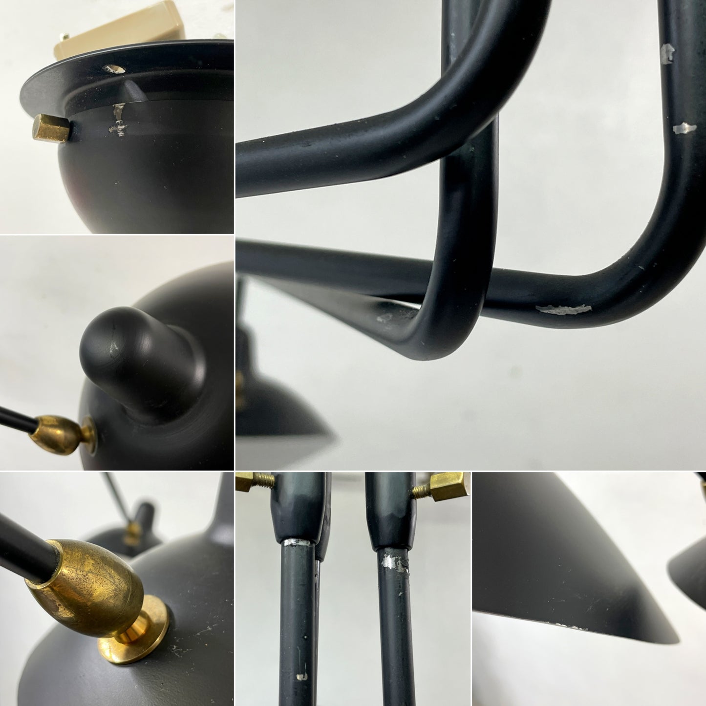イデー IDEE シュスポンション・トワ・ブラ・ピヴォタン SUSPENSION 3 BRAS PIVOTANTS シーリングランプ 3灯 セルジュ・ムーユ ●