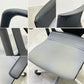 ウィルクハーン Wilkhahn モダス Modus デスクチェア オフィスチェア ミドルバック アーム付 グレー 座面昇降 ●