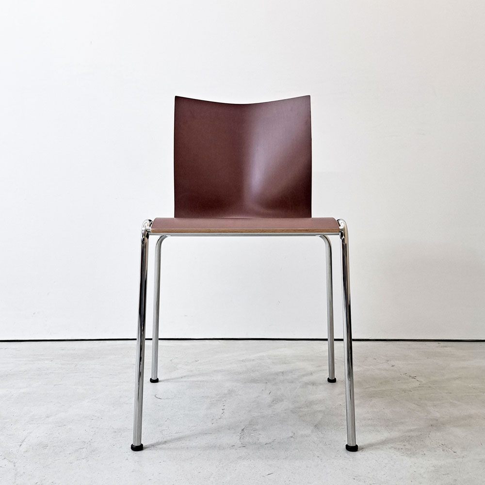 エンゲルブレヒト Engelbrechts チャリック CHAIRIK 101 ダイニングチェア スタッキング 4本脚 シナモン 未使用品 定価63,800円 ●