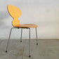 フリッツハンセン Fritz Hansen 3101 アリンコチェア アントチェア 4本脚 ナチュラルビーチ ラッカー仕上げ フェルトグライズ アルネ・ヤコブセン D 〓