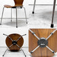 フリッツハンセン Fritz Hansen セブンチェア Seven Chair ダイニングチェア アルネヤコブセン Arne Jacobsen ウォールナット材 北欧家具 A ●