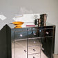 カレ KARE ラグジュアリー キャビネット サイドボード 2Doors 6Drawers ミラー張り ドイツ ◎