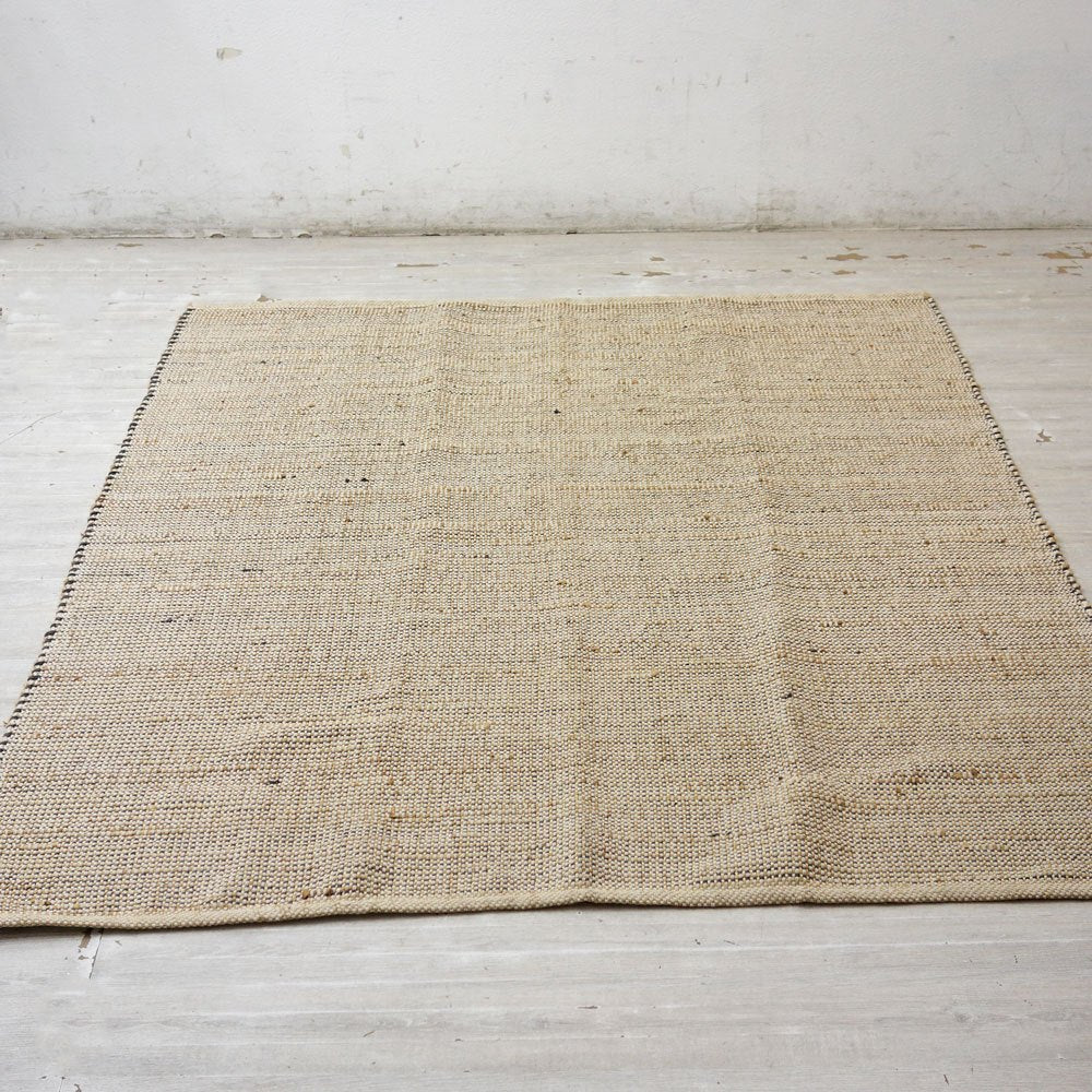 ザラホーム ZARAHOME ジュート＆コットンラグ 207 x 155cm ナチュラルスタイル ●