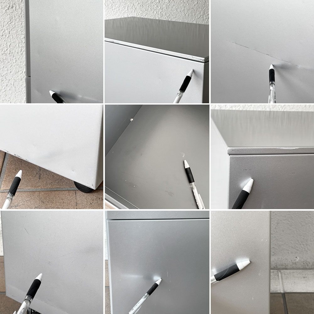 カッシーナ Cassina ixc. AFドロワー AF DRAWER デスクキャビネット ワゴン 鍵付属 キャスターロック機能付き イタリア ミニマルデザイン ◇