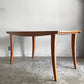 カリガリス Calligaris エクステンション ダイニングテーブル 伸長式 蛇腹 チェリー材 W147~222cm イタリアモダン ■