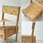 エンツォマーリ Enzo Mari デザイン セディア チェア SEDIA 1 CHAIR ダイニングチェア 国産杉材使用 工房製作品 ●