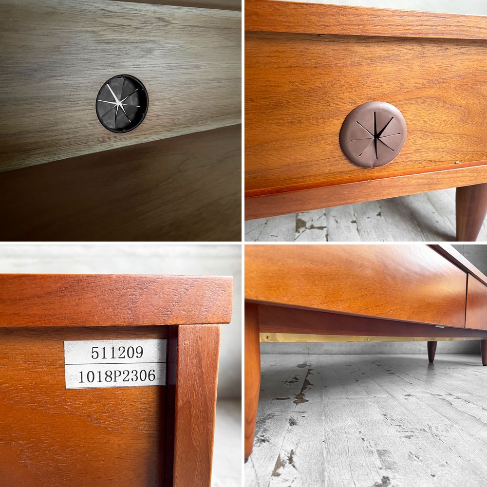 アクメファニチャー ACME Furniture トラッセル TRESTLES TV BOARD LOW テレビボード AVボード ウォールナット材 フラップ扉 抽斗1杯 ♪